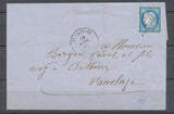 1876 Lettre N°60 Convoyeur station ST LATTIER M.VAL. ISERE (37) N3774