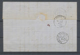 1874 Lettre N°60 Convoyeur station CHAUMONT-EN-VEXIN G.PONT. OISE (58) N3780