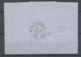 1870 Lettre N°29 Convoyeur station AIGUEBELLE CH.SM. SAVOIE (88) N3781