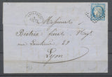 1874 Lettre N°60 Convoyeur station AMPLEPUIS StG.TA. RHONE (68) N3787