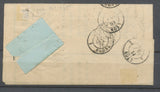 1876 Lettre N°78 BDF Conv.station BEAUREPAIRE-D'ISERE StR.R.LY. ISERE (37) N3791