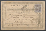 1877 CP N°77 Convoyeur station LES ROCHES-DE-CONDRIEU StR.R.LY ISERE (37) N3793
