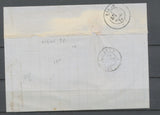 1874 Lettre N°60 Convoyeur station PONT-DE-VEYLE B.MAC. Ain (1) N3794