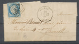 1876 Lettre N°60 Convoyeur station VOIRON LY.StR.R. ISERE (37) N3799
