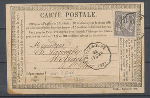 1877 CP N°77 Convoyeur station RIVES-S-FURE LY.StR.R.ISERE (37) N3800