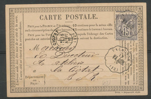 1877 CP N°77 Convoyeur station VALDONNE VA.AUB. BOUCHES-DU-RHONE (12) N3802