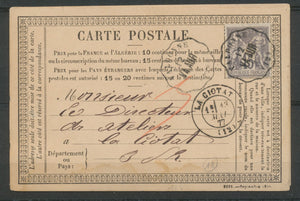 1877 CP N°77 Convoyeur station VALDONNE VA.AUB. BOUCHES-DU-RHONE (12) N3803
