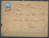 1874 Enveloppe N°60 obl LPI Convoyeur station GAILLAC Tse.PER. TARN (77) N3807
