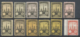 1922 Meeting d'aviation ROUEN 12 vignettes sans faciale N* N3815
