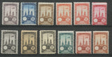 1922 Meeting d'aviation ROUEN 12 vignettes sans faciale N** N3818