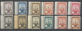 1922 Meeting d'aviation ROUEN 12 vignettes BDF sans faciale N**/N* N3828