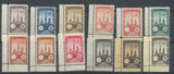 1922 Meeting d'aviation ROUEN 12 vignettes BDF sans faciale N**/N* N3832