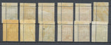 1922 Meeting d'aviation ROUEN 12 vignettes BDF sans faciale N* N3835