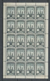 1922 Meeting a rien Rouen feuillet complet de 20 essais Neuf Gris Noir. N3838