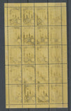 1922 Meeting a rien Rouen feuillet complet de 20 essais Neuf Jaune clair N3861