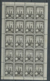 1922 Meeting a rien Rouen feuillet complet de 20 essais Neuf Gris Noir. N3864