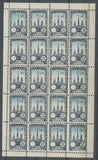 1922 Meeting a rien Rouen feuillet complet 20 essais Neuf Bleu m tallique N3867