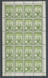 1922 Meeting a rien Rouen feuillet complet de 20 essais Neuf Vert olive N3869