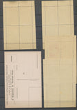 1931 Expo Philat lique Nice CP +4 blocs de 4 vignettes de l'exposition N** N3871