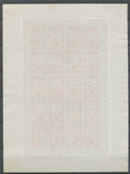 1922 Meeting a rien Rouen feuillet 20 essais Neuf Vermillon non dentel  N3874