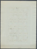 1922 Meeting a rien Rouen feuillet 20 essais Neuf gris vert non dentel  N3886