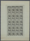 1922 Meeting a rien Rouen feuillet 20 essais Neuf Noir  vert non dentel  N3888