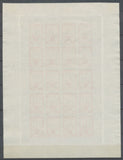1922 Meeting a rien Rouen feuillet de 20 essais Neuf Orange non dentel .  N3893