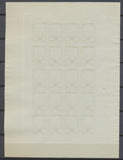 1922 Meeting a rien Rouen feuillet 20 essais Noir gris-vert non dentel  N3898