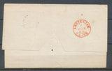1868 Lettre N°32 80c rose pour Amsterdam CAD Ambulant Lyon à Paris B. TB N3915