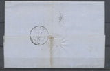 1871 Lettre avec aff. Septembre 1871 N°37 20c bleu et N°20 5c vert N3924