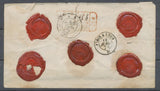 1870 Enveloppe en Valeur déclarée 2000F aff. Avec 3 N°32 80c rose N3926