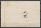 1872 Lettre de Fossano pour Lyon a 6d, entrée en France par Lanslebourg N3929