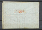 1842 Lettre en PP Turin CAD rouge entrée en France Sardaigne Antibes Sup N3935