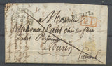 1843 Lettre en PP CAD T15 DRAGUIGNAN VAR(78) Pour Turin TB. N3951
