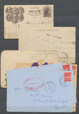 Lot de 11 Enveloppes et cartes postales Franchise Militaire. TB  N3953