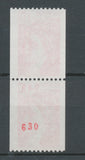 Type Sabine Paire verticale N°2063 + N°2063a N° rouge au verso Y2063aA