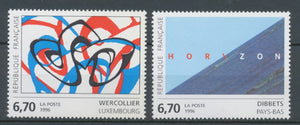 Série européenne d'art contemporain. 2 valeurs Y2987S