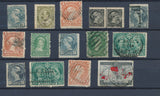 CANADA : Lot of 15 very old Stamps . Good used stamps High CV$400 A2071