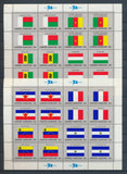 UNITED NATIONS MNH Stamps 14 Minisheets Flags and others .. CV$110 A2080