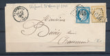 1874 Lettre à 30c obl GC1046 CLEFMONT T16 HAUTE-MARNE(50) TB. A316