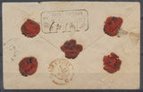 1868 Lettre CHARGE N°23 40c Orange GC2073 LONGEAU HAUTE-MARNE(50) A328