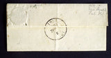 1839 France lettre Franchise Mre des Finances en Noir Signé Pagard AA39