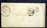 1827 France lettre taxe avec griffe Me DE L'INTERIEUR en Noir AA41