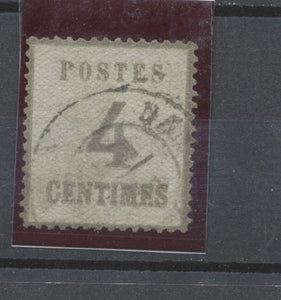 ALSACE-LORRAINE N°3 4c gris-lilas CAD C135€ TB RR B2124