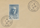 1942 Lettre Cachet tempo. Expo REIMS. 3 et 4 Oct C1039