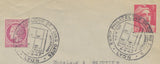 1947 LYON Expo Philatélique de COINS DATES C448