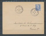 1947 lettre Obl. expo Phil. de LE CREUSOT. C450