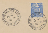1947 Lettre Obl. Expo Phil. De Boulogne BILLANCOURT C451