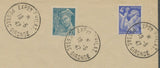 1947 lettre Obl. Expo Philatélique de PESSAC. Luxe C455