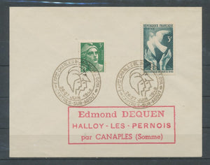 1948 CASTRES Obl temp. Expo CHARLES BLANC C506